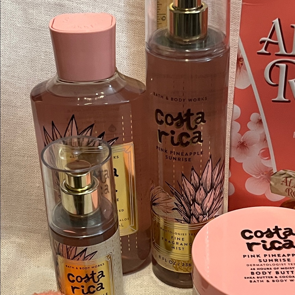 Costa Rica Pink Bath & Body Works Bundle - Picture 7 of 8
